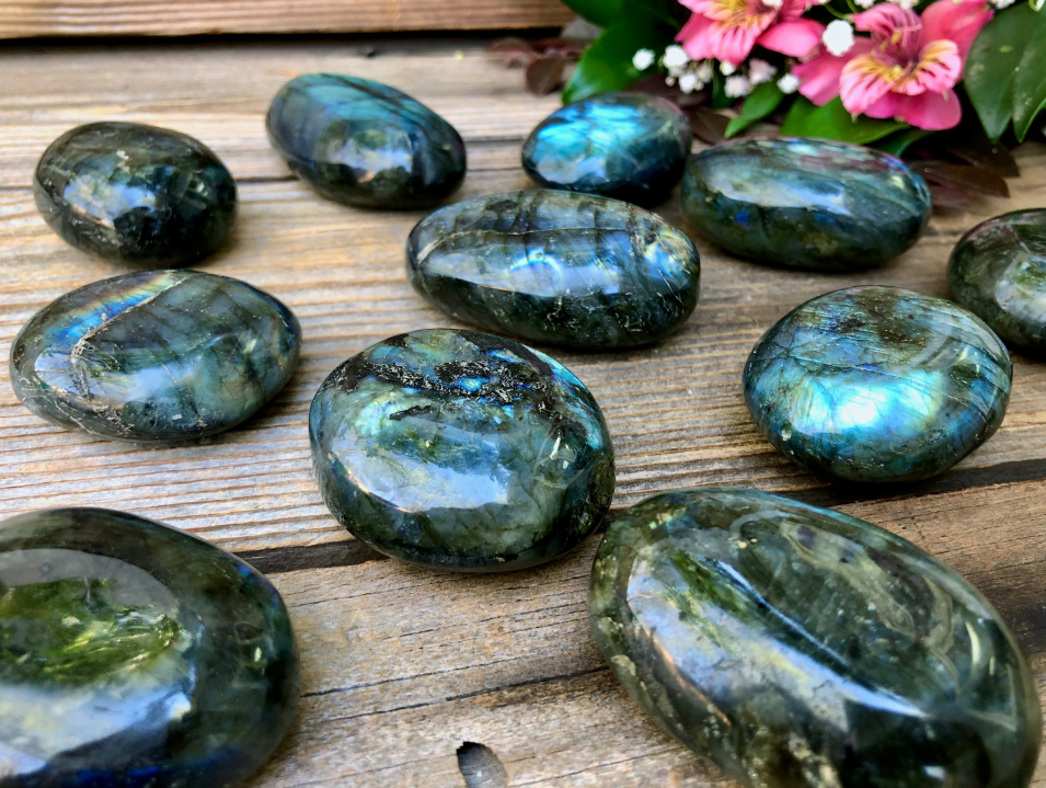 Labradorite Palm Stone