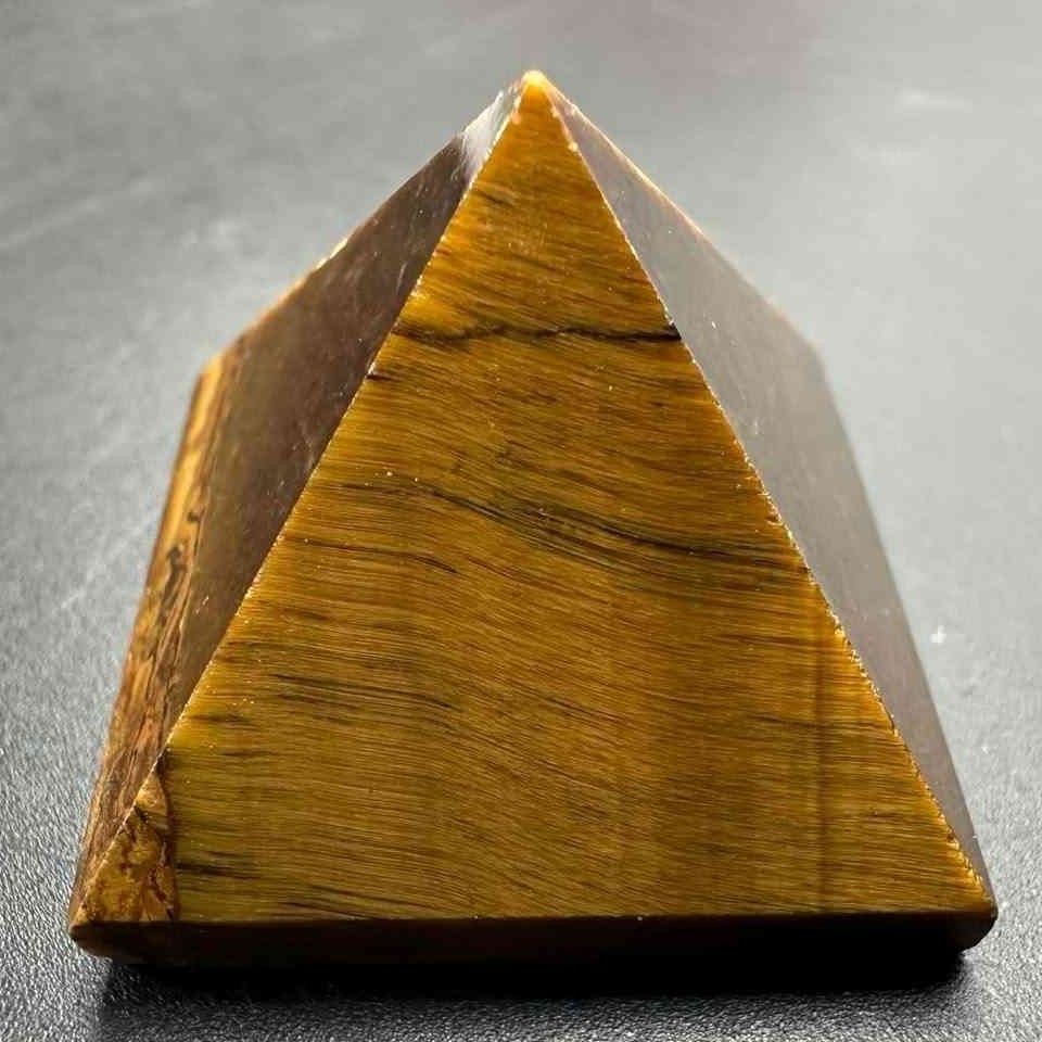 Tiger Eye Pyramid