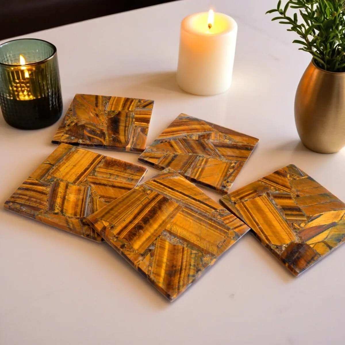 Tiger Eye Coaster